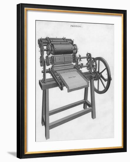 Printing Press-null-Framed Giclee Print