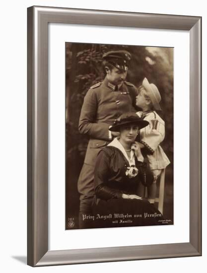 Prinz August Wilhelm Von Preußen, Familie, Npg 5651-null-Framed Giclee Print