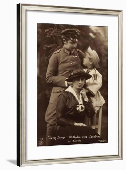 Prinz August Wilhelm Von Preußen, Familie, Npg 5651-null-Framed Giclee Print