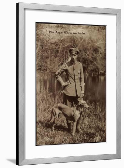 Prinz August Wilhelm Von Preußen, Uniform, Windhund-null-Framed Giclee Print