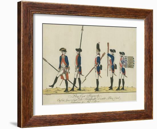 Prinz Carl Regiment, C.1784-J. H. Carl-Framed Giclee Print