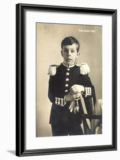 Prinz Gustav Adolf Von Schweden, Uniform, Schweden-null-Framed Giclee Print