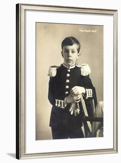 Prinz Gustav Adolf Von Schweden, Uniform, Schweden-null-Framed Giclee Print