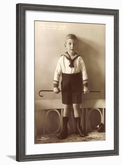 Prinz Karl Franz Joseph, Sohn Des Prinzen Joachim-null-Framed Giclee Print