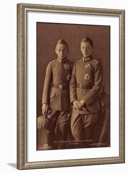 Prinz Wilhelm, Prinz Louis Ferdinand Von Preußen-null-Framed Giclee Print