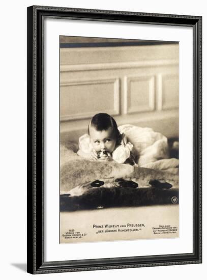 Prinz Wilhelm Von Preußen Als Baby, Liersch 1635-null-Framed Giclee Print