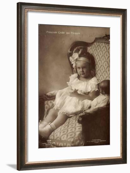 Prinzessin Cecilie Von Preußen Mit Schleife-null-Framed Giclee Print