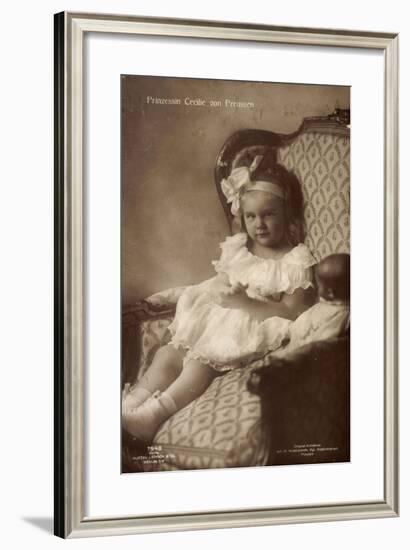 Prinzessin Cecilie Von Preußen Mit Schleife-null-Framed Giclee Print