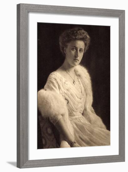 Prinzessin Feodora Von Sachsen Meiningen, Portrait-null-Framed Giclee Print