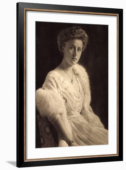 Prinzessin Feodora Von Sachsen Meiningen, Portrait-null-Framed Giclee Print