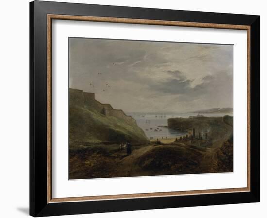 Prior's Haven, Tynemouth - Sunrise, 1845-John Wilson Carmichael-Framed Giclee Print