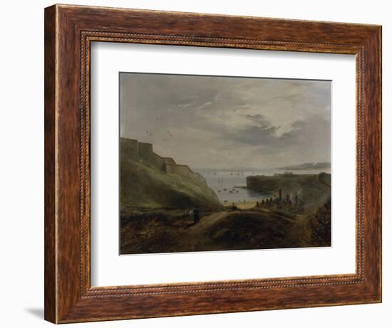 Prior's Haven, Tynemouth - Sunrise, 1845-John Wilson Carmichael-Framed Giclee Print