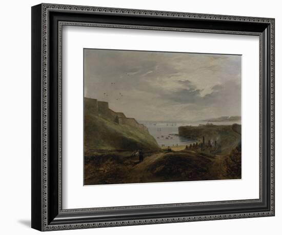 Prior's Haven, Tynemouth - Sunrise, 1845-John Wilson Carmichael-Framed Giclee Print