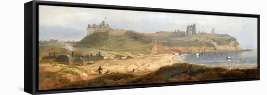 Priory and Castle, Tynemouth-John Wilson Carmichael-Framed Premier Image Canvas