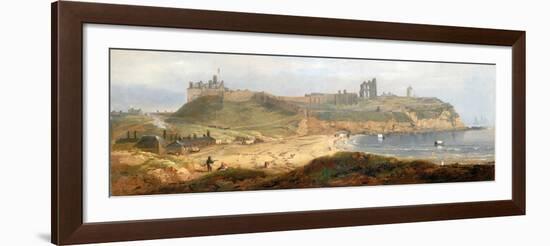 Priory and Castle, Tynemouth-John Wilson Carmichael-Framed Giclee Print