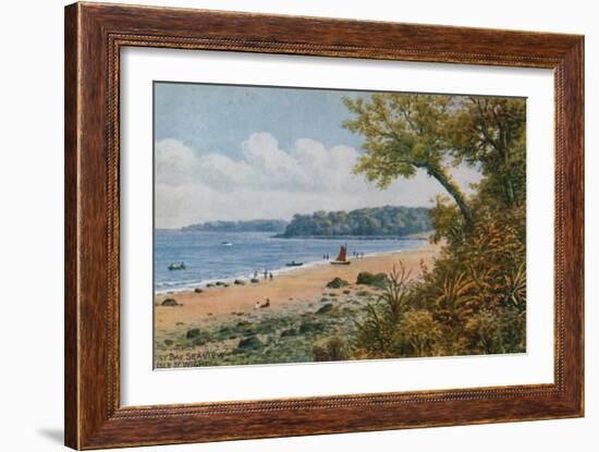 Priory Bay Sea View, Isle of Wight-Alfred Robert Quinton-Framed Giclee Print