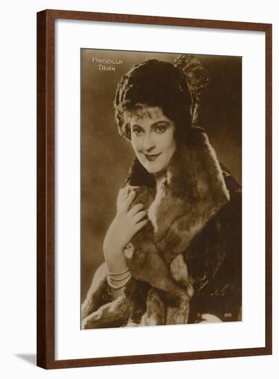 Priscilla Dean, American Stage and Film Actress-null-Framed Photographic Print