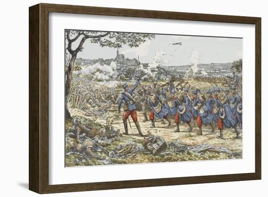 Prise d'Altkirch (Alsace), août 1914-null-Framed Giclee Print