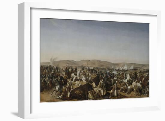 Prise de la Smala d'Abd-el-Kader par le duc d'Aumale à Taguin , le 16 mai 1843-Horace Vernet-Framed Giclee Print