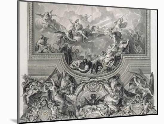 Prise de la ville et citadelle de Gand en six jours 1678-Charles Le Brun-Mounted Giclee Print