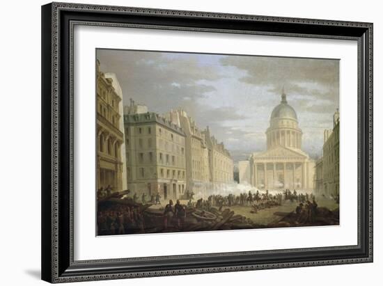 Prise du Panthéon, le 24 juin 1848-Nicolas Edward Gabe-Framed Giclee Print