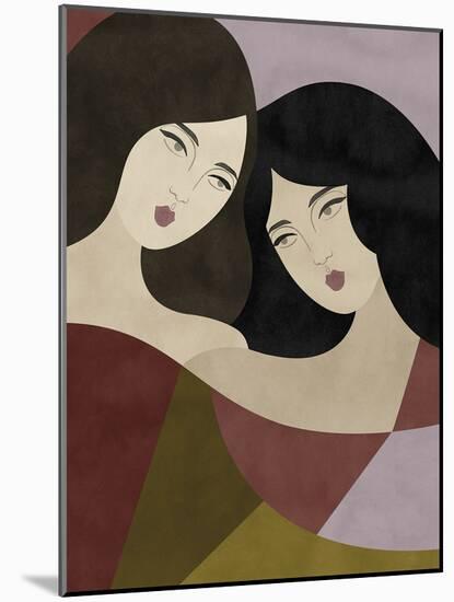 Prism Figurative - Duet-Aurora Bell-Mounted Giclee Print