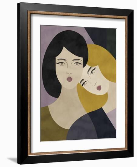 Prism Figurative - Together-Aurora Bell-Framed Giclee Print