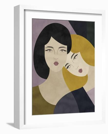 Prism Figurative - Together-Aurora Bell-Framed Giclee Print