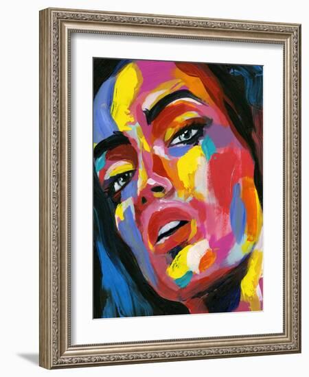 Prismatic Pout I-Annie Warren-Framed Art Print