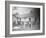 Prison Compound No. 1, Angola, Louisiana, Leadbelly in Foregound-Alan Lomax-Framed Photo