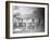 Prison Compound No. 1, Angola, Louisiana, Leadbelly in Foregound-Alan Lomax-Framed Photo