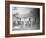 Prison Compound No. 1, Angola, Louisiana, Leadbelly in Foregound-Alan Lomax-Framed Photo