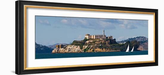 Prison on an Island, Alcatraz Island, San Francisco Bay, San Francisco, California, USA-null-Framed Photographic Print