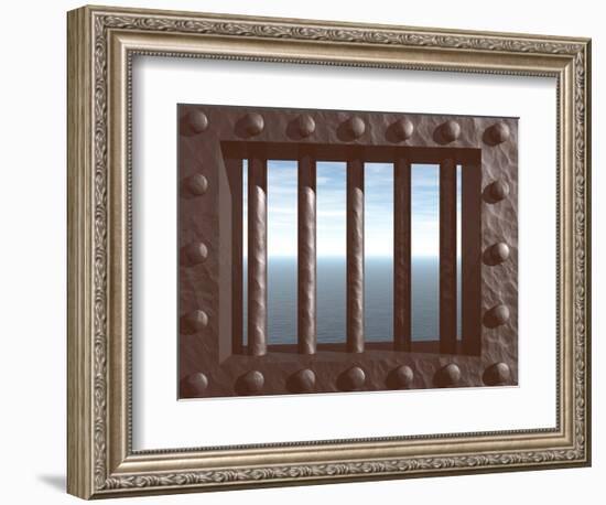 Prison-drizzd-Framed Art Print