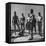 Prisoners at San Quentin Weightlifting in Prison Yard During Recreation Period-Charles E^ Steinheimer-Framed Premier Image Canvas