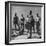 Prisoners at San Quentin Weightlifting in Prison Yard During Recreation Period-Charles E^ Steinheimer-Framed Photographic Print