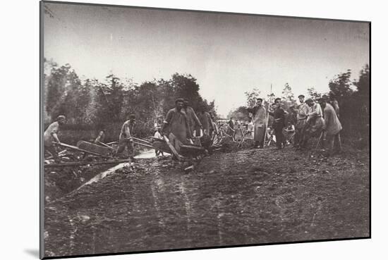 Prisoners at Work, Sakhalin, Russia, 1890S-Innokenty Ignatievich Pavlovsky-Mounted Giclee Print