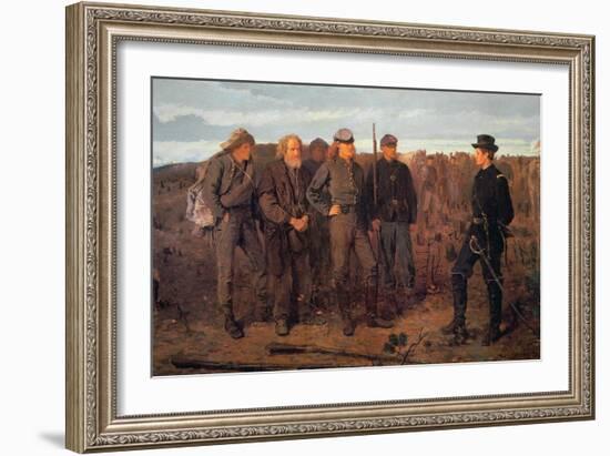 Prisoners from the Front, 1866-Winslow Homer-Framed Giclee Print