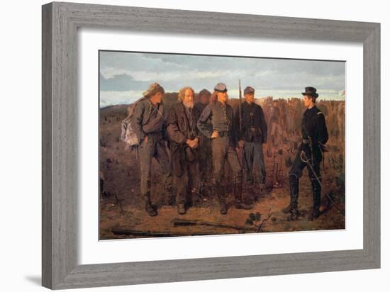 Prisoners from the Front, 1866-Winslow Homer-Framed Giclee Print