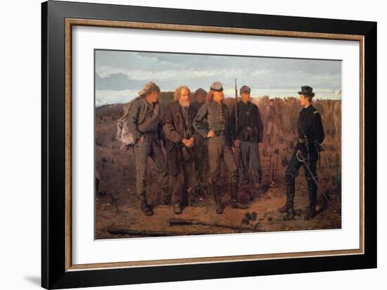 Prisoners from the Front, 1866-Winslow Homer-Framed Giclee Print