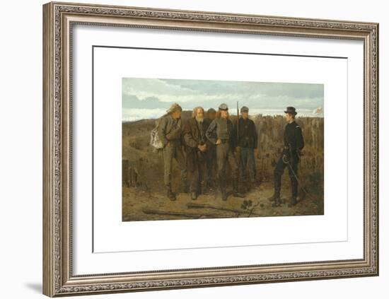 Prisoners from the Front-Winslow Homer-Framed Premium Giclee Print