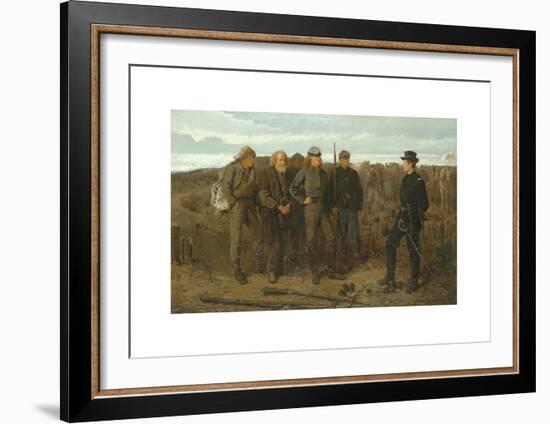 Prisoners from the Front-Winslow Homer-Framed Premium Giclee Print