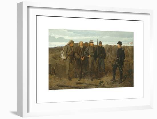 Prisoners from the Front-Winslow Homer-Framed Premium Giclee Print