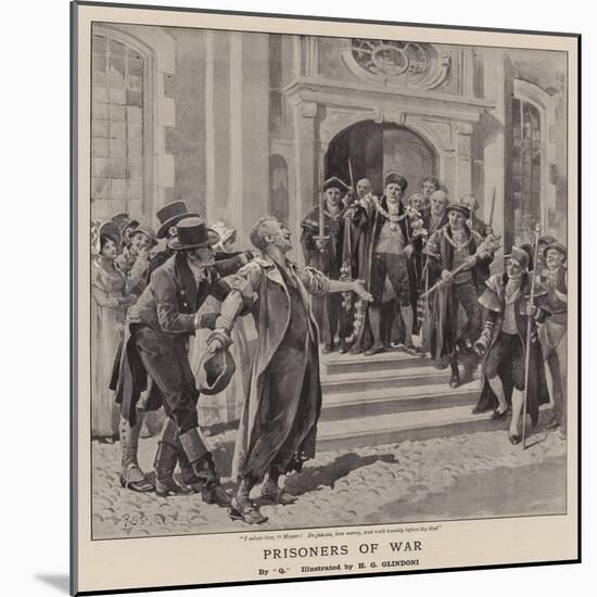 Prisoners of War-Henry Gillard Glindoni-Mounted Giclee Print