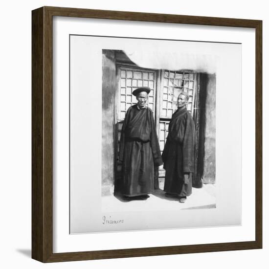 Prisoners, Tibet, 1903-04-John Claude White-Framed Giclee Print