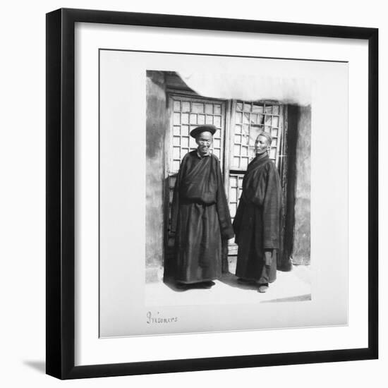 Prisoners, Tibet, 1903-04-John Claude White-Framed Giclee Print