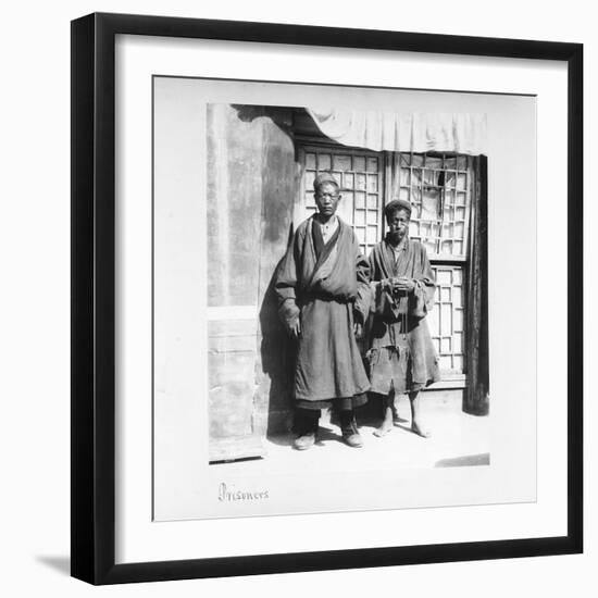 Prisoners, Tibet, 1903-04-John Claude White-Framed Giclee Print