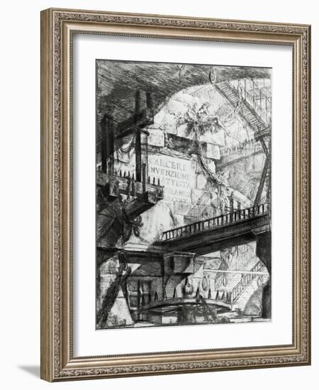 Prisons of Invention-Giovanni Battista Piranesi-Framed Giclee Print