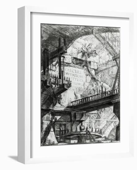 Prisons of Invention-Giovanni Battista Piranesi-Framed Giclee Print