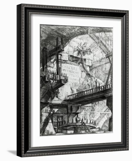 Prisons of Invention-Giovanni Battista Piranesi-Framed Giclee Print